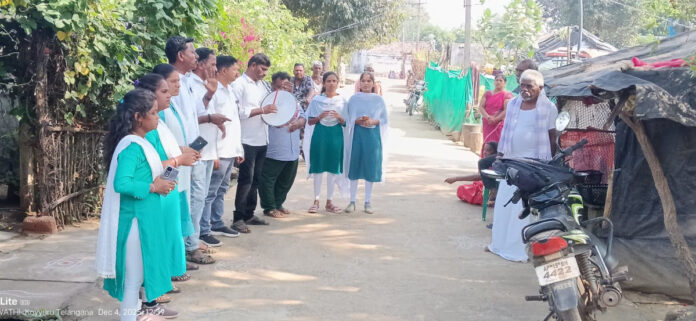 ఓటు హక్కు వినియోగంపై కళాకారుల అవగాహన