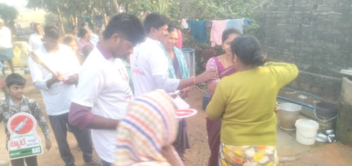 జోరు ప్రచారంలో నాచారం సర్పంచ్ అభ్యర్థి చేవూరి స్వప్న-దేవరాజు