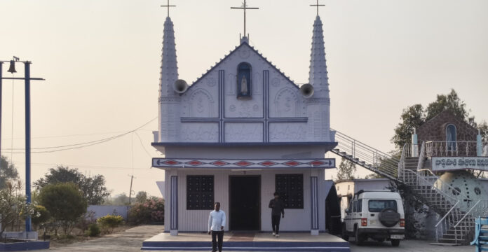 Churches decorated for Christmas celebrations