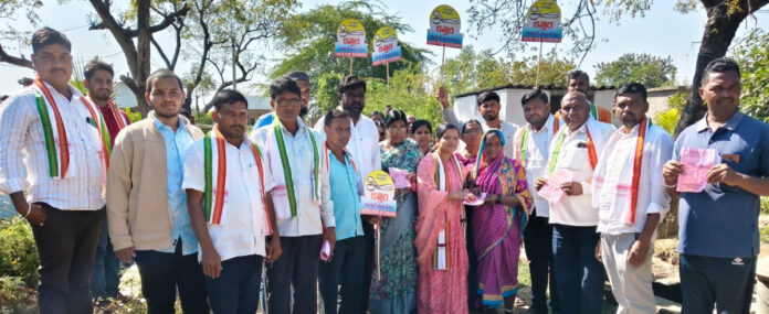 Congress candidate Visalakshi campaigns vigorously in Peddashakkarga