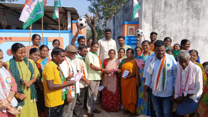 Door-to-door campaign in Tungapadu