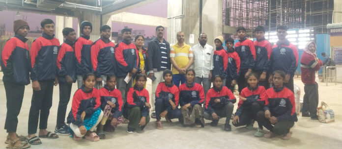 SGF Telangana Khokho team for national competitions