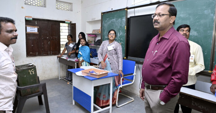 మలి విడత పోలింగ్ ప్రశాంతం