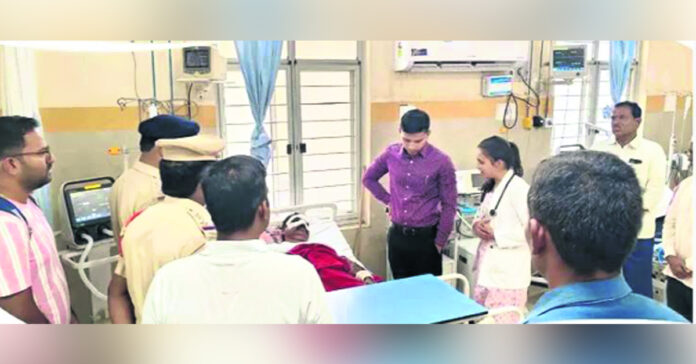 Accident while CM was on his way to Bandobast