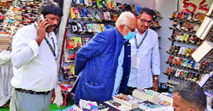 The book fair serves as a platform for diverse opinions and ideologies.
