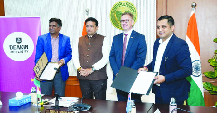 Agreement with Deakin University, Australia