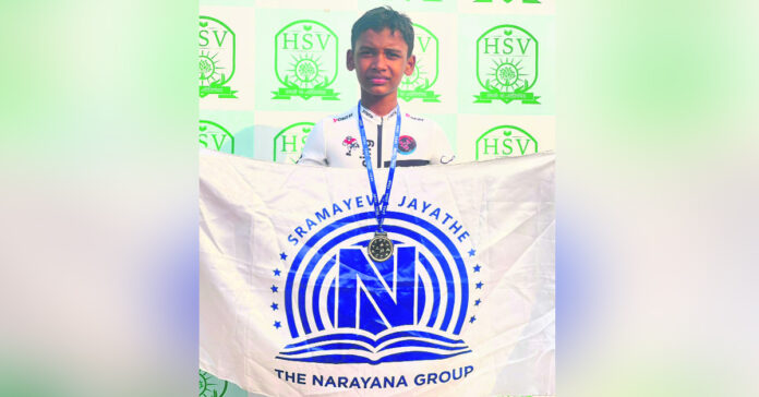 Unprecedented talent of Narayana students in national sports competitions