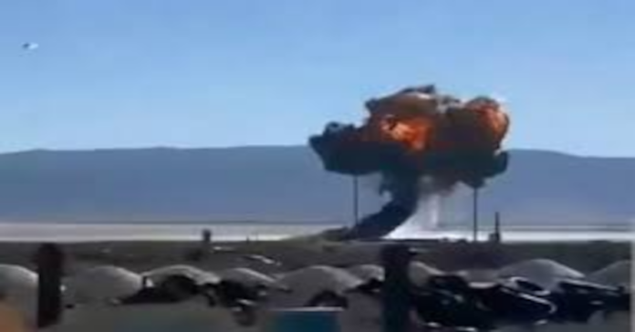 American fighter jet F-16C crashes