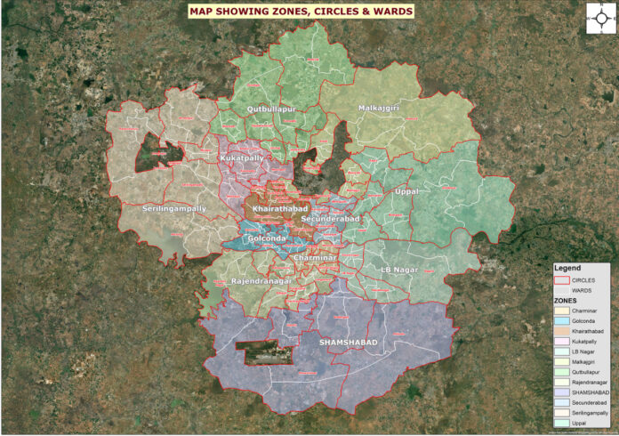 జీహెచ్ఎంసీ కొత్త మ్యాప్ ఇదే..