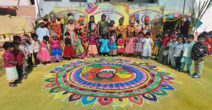 Sankranti celebrations in Aksharapuram