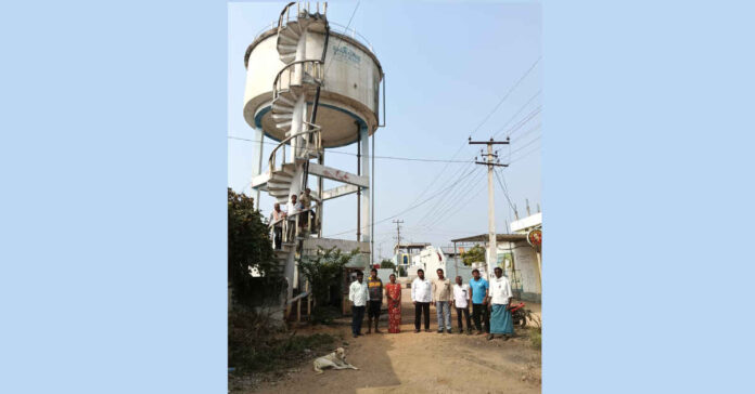 వాటర్ ట్యాంక్ శుభ్రపరిచి క్లోరినైజేషన్