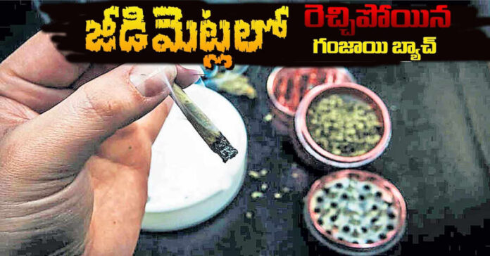 జీడిమెట్లలో రెచ్చిపోయిన గంజాయి బ్యాచ్