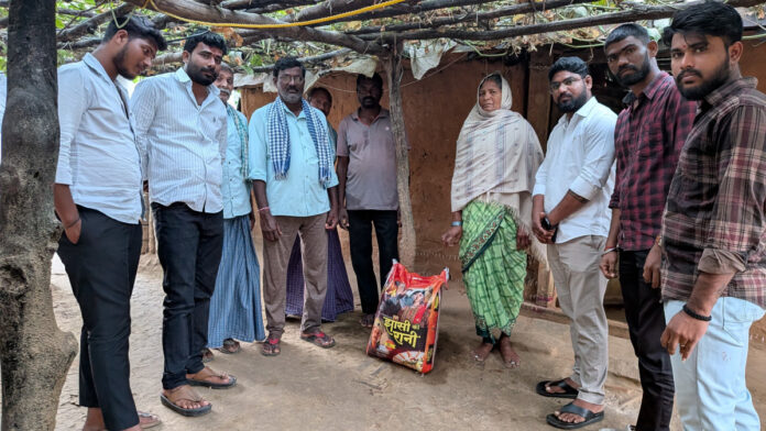 బాధిత కుటుంబానికి సేవాలాల్ సేన చేయుత