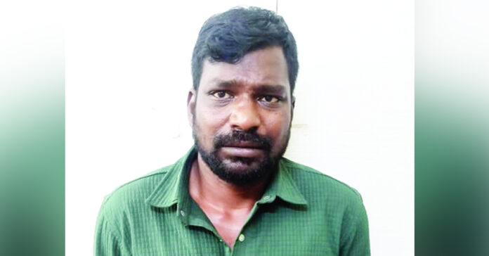 The absconding interstate thief has been arrested.