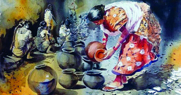 The maid did not come to the house for the festival.