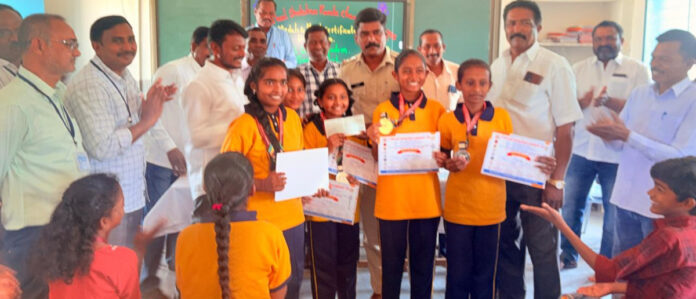 Dumpalligudem students excel in karate competitions
