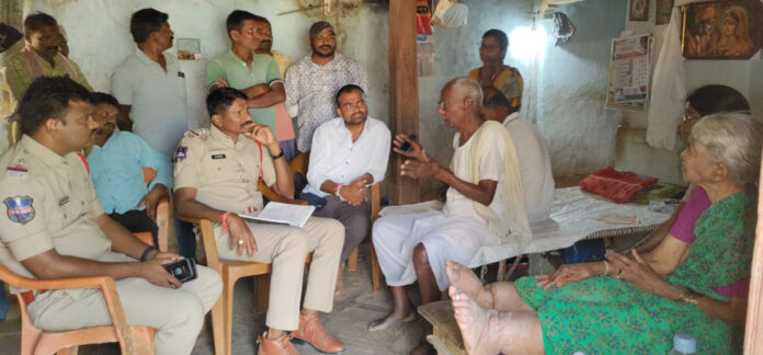 Sons harassing their father