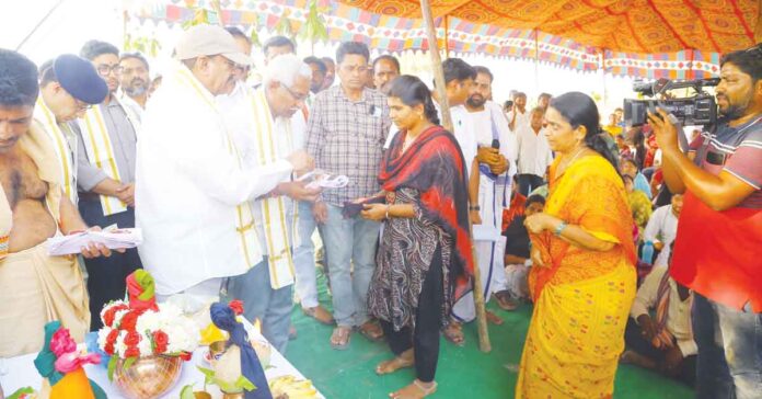 We will develop 'Velugumatla' as a model colony