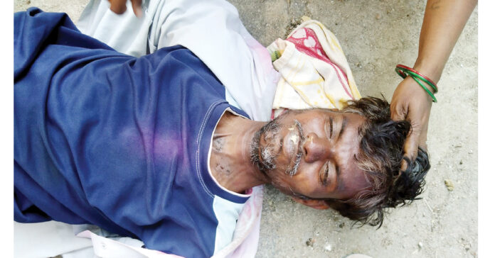 One person dies after a piece of bread gets stuck in his throat