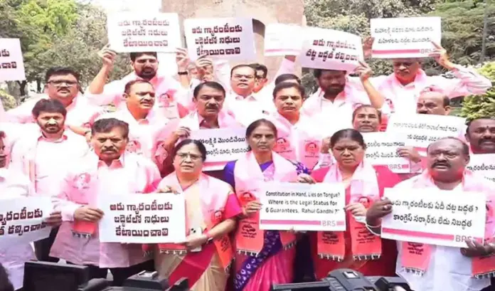 గన్పార్క్ వద్ద బీఆర్ఎస్ ఎమ్మెల్యేలు, ఎమ్మెల్సీల నివాళులు..