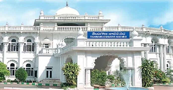 నల్ల బ్యాడ్జీలతో అసెంబ్లీలో బీఆర్ఎస్ సభ్యుల నిరసన