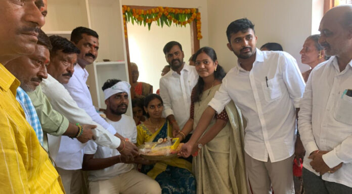 Indiramma's house entrance