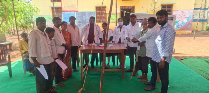 Free medical camp in Naglur