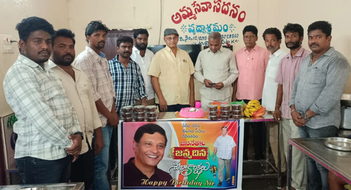 Former MLA Venkat Rao's birthday celebrations