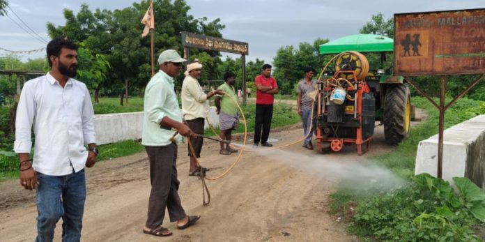 Cleanliness drive in Mallapur