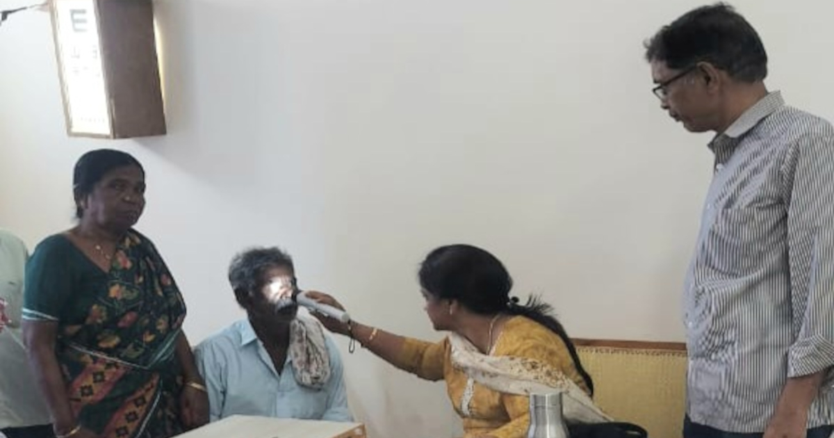 ప్రభుత్వాస్పత్రిలో కంటి వైద్య శిబిరం