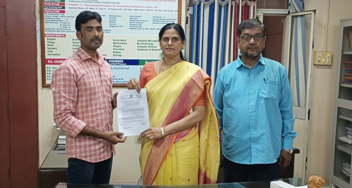 Jannaram Vasi appointed as Head of English Department, College of Arts and Science