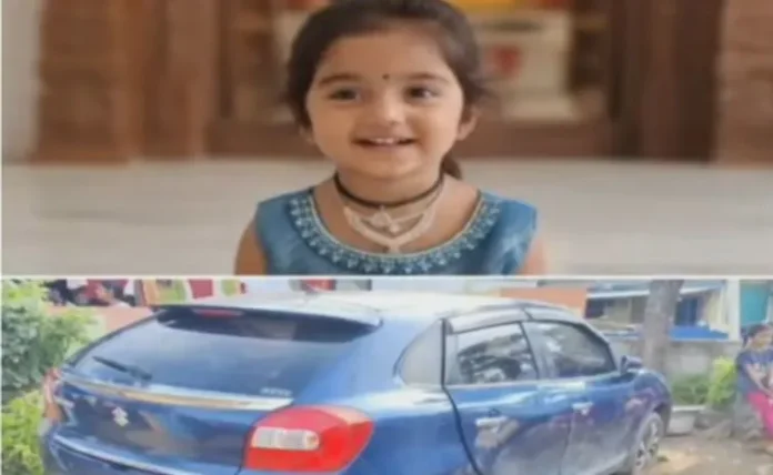 విషాదం..కారులో ఊపిరాడక నాలుగేళ్ల చిన్నారి మృతి