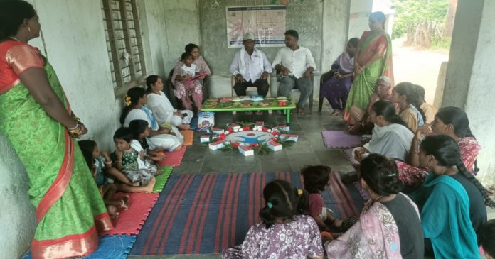 ఇప్పలపల్లిలో పోషణ మాసం–అక్షరాభ్యాస కార్యక్రమం