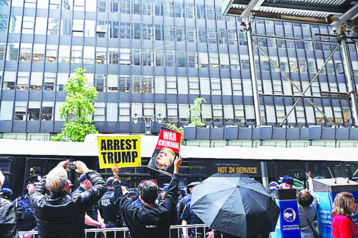Protest to the UN