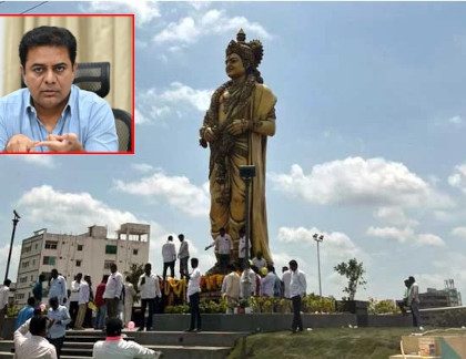 ktr-unveiled-the-statue-of-ntr