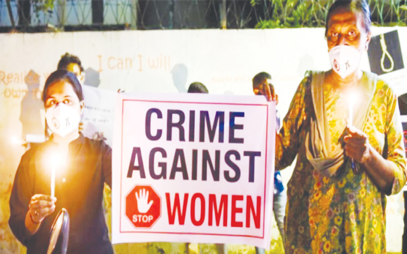 Increasing crime against women
