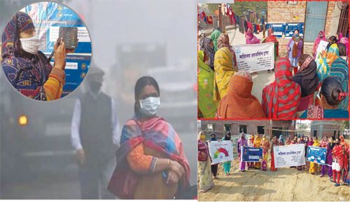 Creating awareness on air pollution Women Ambassadors