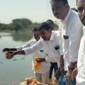 on-the-initiative-of-mla-adi-water-was-released-from-ellampalli-to-fazul-nagar-pond