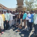congress-leaders-did-bhumi-puja-for-the-cc-road-works