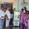 distribution-of-water-cooler-to-school-by-alumni