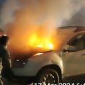 a-car-fire-is-a-big-accident-that-is-narrowly-missed