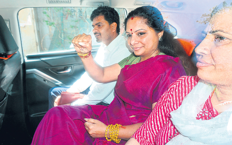 Kavitha is in custody for another three days