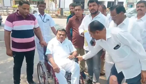 babu-mohan-who-went-in-a-wheelchair-and-filed-his-nomination