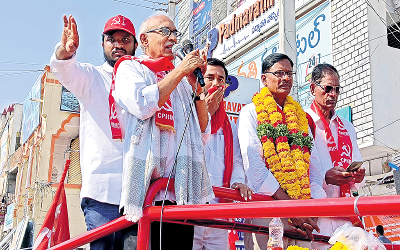 CPI(M) politburo members BV Raghavu