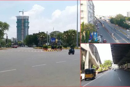 hyderabad-roads-are-empty-due-to-election-effect