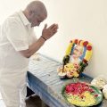 Minister Damodar's tribute to Mahatma Gandhi