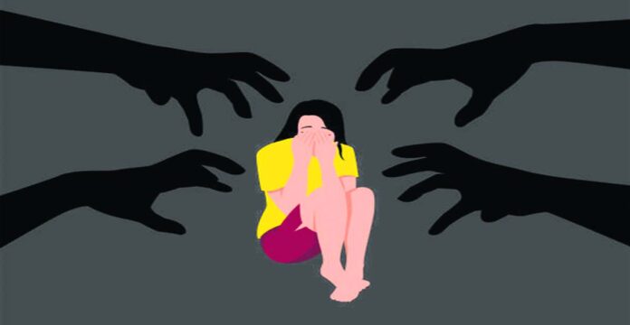 Gang rape of young woman