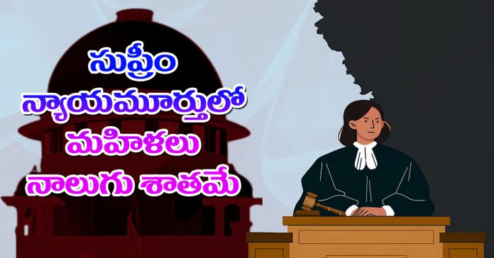Women are not getting adequate representation in the Supreme Court.