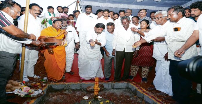 Foundation stone laid for Young India Integrated Residential School