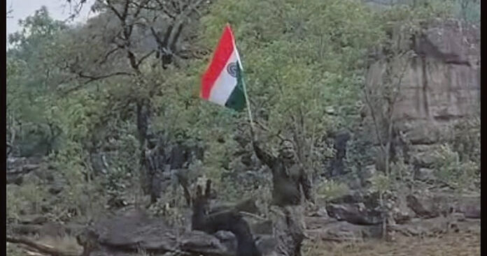 Tricolor flag on the poles